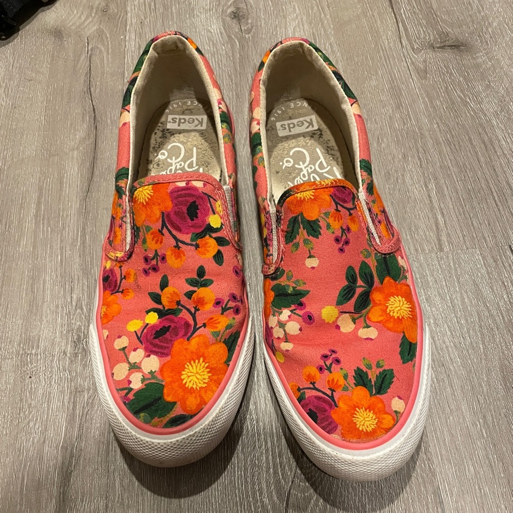 Very cute Rifle paper co Keds slip ons